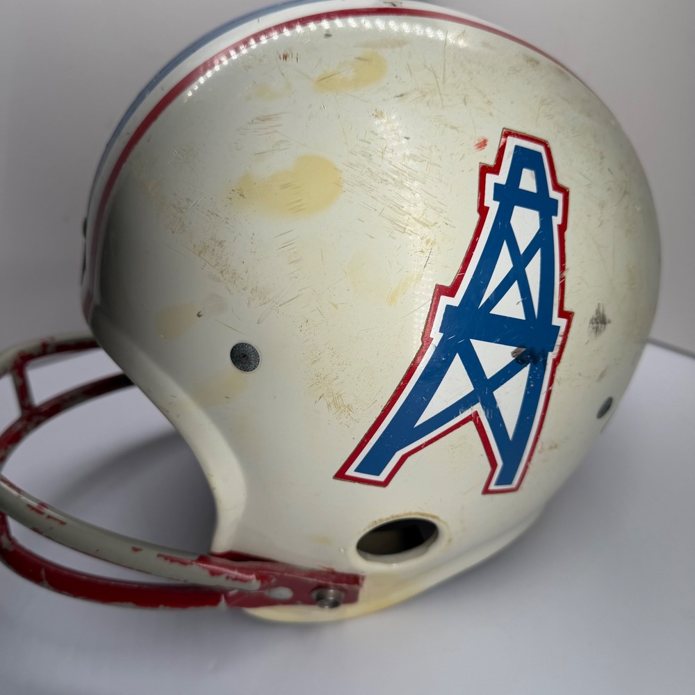 Vintage Rawlings Houston Oilers Football Helmet Small HNFL-N White Red Blue